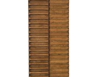 Antique Wooden Cigar Mold Press 2Piece Set by Otto Holzapfel N 2447 Bnde Germany