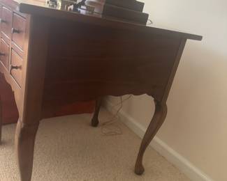 Item 23 - End Table With Attached Lamp (x2)