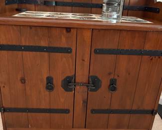 Item 24 - Wood Cabinet