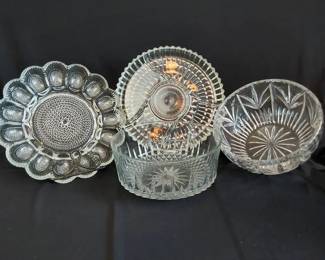 Cut Glass Serving Pieces