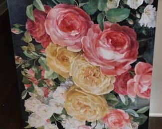 Rose Garden Wall Canvas