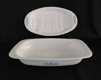 Corningware Serving Plate And Roaster Baking Dish