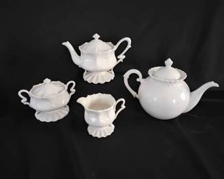 Grace Tea Ware White Tea Set