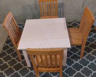Childrens Snack Table With Chairs