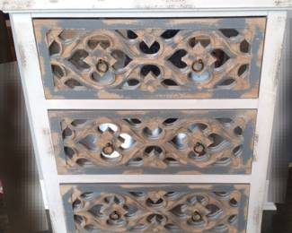 Pier 1 Three Drawer Chest with mirrored front