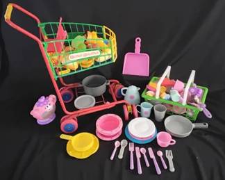 Super Shopper Shopping Cart Kitchen Set