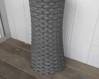 Resin Wicker Planter Box