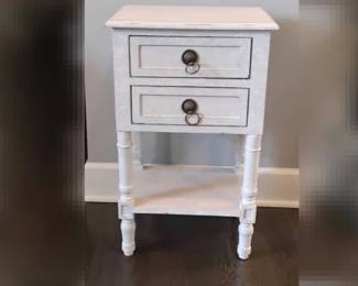 Distressed End Table
