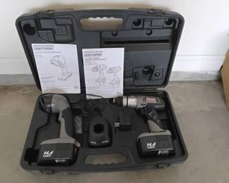 Craftsman 38 Drill Driver And 14.4 Volt Cordless Worklight Set