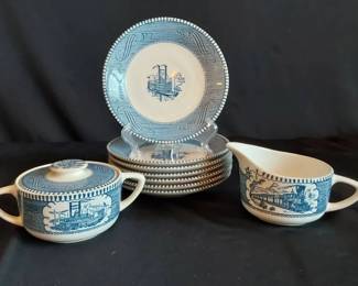 Vintage Currier And Ives Steamboat