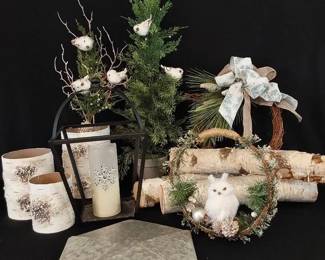 Winter Owl Holiday Decor