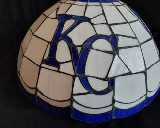 Kansas City Royals Stained Glass Lamp Shade