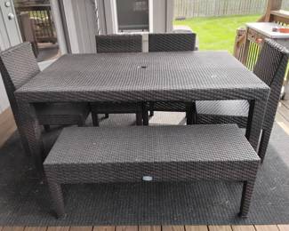 Pier 1 Resin Wicker Patio Set