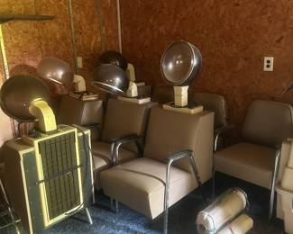 Several salon chairs