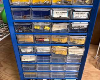 40 drawers electronic parts