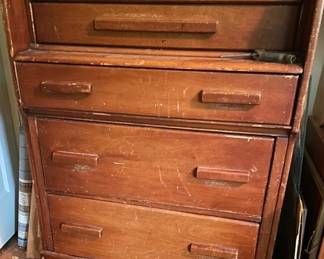 waterfall 5 drawer dresser