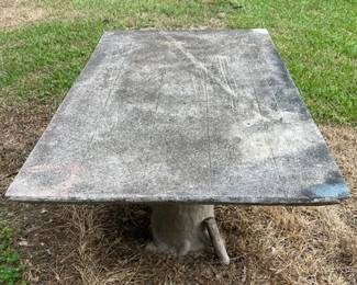 concrete table top