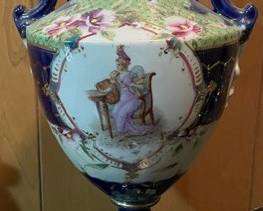  Bohemia Royal Vienna amphora urn