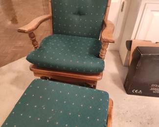 Sitting Chair and matching Ottaman