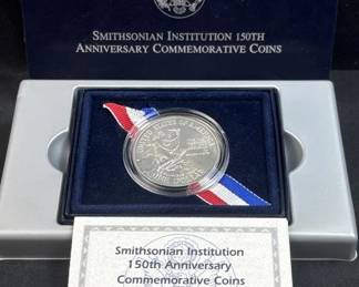 1996 Smithsonian Silver Unc Dollar, US $1, 90%
