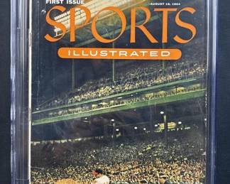1954 Sports Illustrated #1 CGC 3.0 w/ Cards