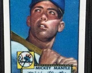 1952 Mickey Mantle #311 Porcelain Card