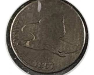 1857 Flying Eagle Cent, 1c US Coin
