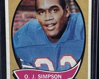 1970 Topps O.J. Simpson #90 Rookie