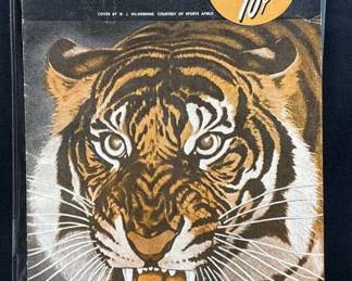 1952 Detroit Tigers Briggs Stadium Scorebook