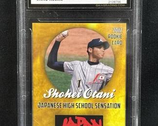 Shohei Ohtani "2012 Rookie Phenoms Gold" Custom