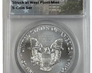 1oz American Silver Eagle, 2021-W MS70 .999 Fine