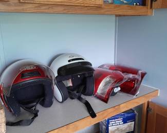 Motorcycle Helmets and parts