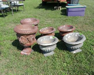 Concrete planters