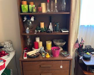 MCM Walnut hutch
