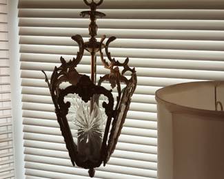 Great cast iron hanging lamp