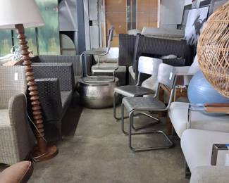 Industrial Style Metal Side Chairs