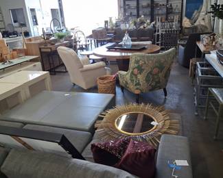 Mid-Century Modern Style Sunburst Mirror