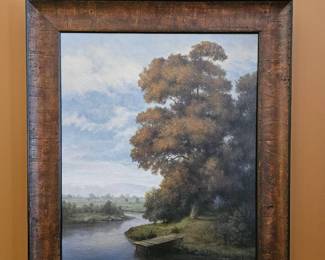 Mason Archie Oil Painting Autumn on the River