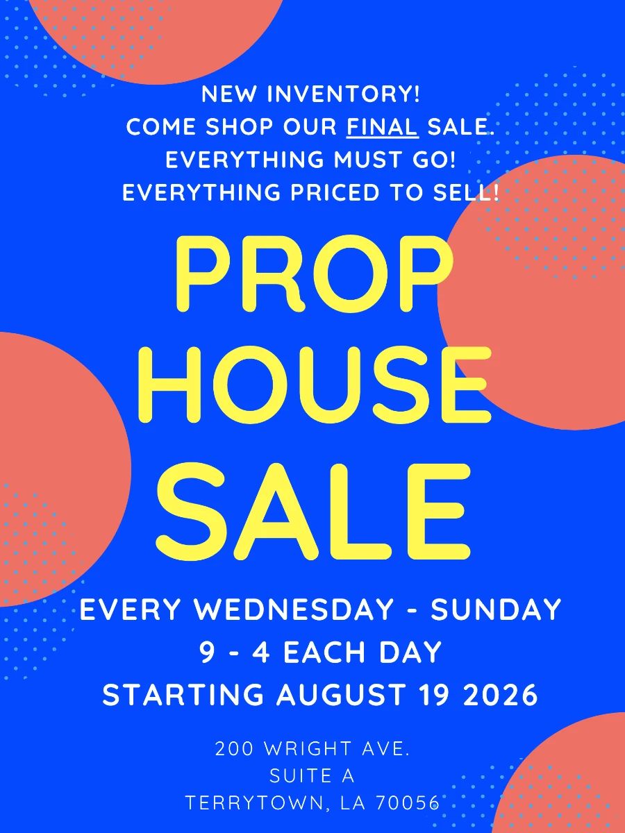 Blue Bright Modern Creative Yard Sale Poster