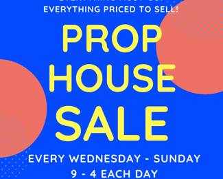 Blue Bright Modern Creative Yard Sale Poster