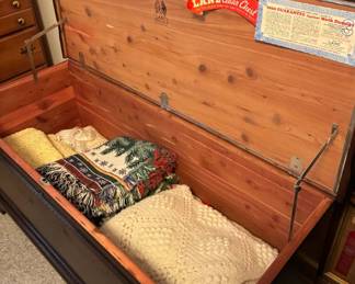 Interior of Lane Cedar Chest