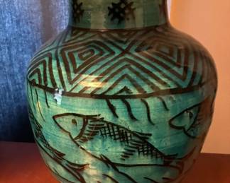 19th Century Vase converted  Lamp 