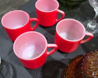 Fire king mugs