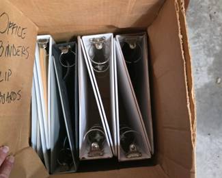 Three ring binders