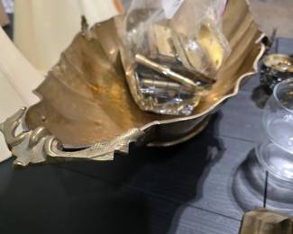 Brass shell bowl