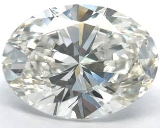 3.10 Carat IGI Certified Lab-Grown Oval Brilliant Diamond