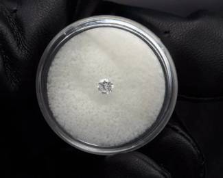 0.16 Carat Natural Round Brilliant Diamond
