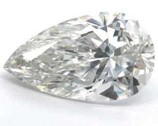 4.38 Carat IGI Certified Lab-Grown Pear Brilliant Diamond