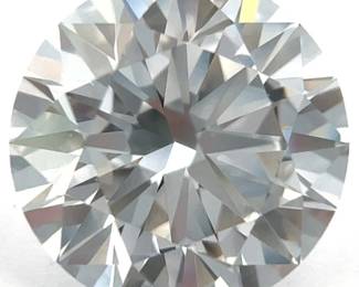5.05 Carat IGI Certified Lab-Grown Round Brilliant Diamond