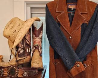 Vintage Cripple Creek Jacket and Ariat Boots